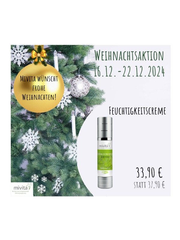 Aloe Vera Feuchtigkeitscreme Naturkosmetik